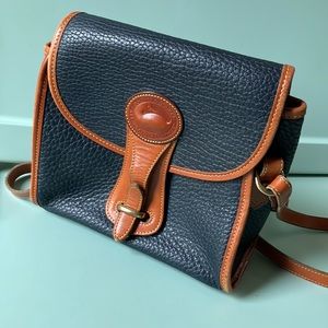 Vintage Dooney and Bourke Navy Crossbody Bag